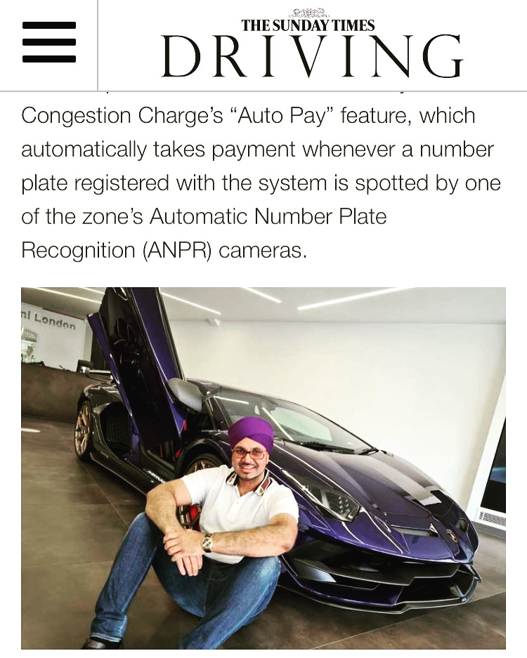 Driving demand with high-tech tactics = Sunday Times coverage for Road Angel - Lamborghini
